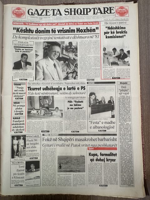 Gazeta Shqiptare 1996-08-20